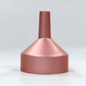Funil colorido atacado do metal do alumínio Matt preto vermelho rosa para o enchimento líquido cosmético - Product Image 1