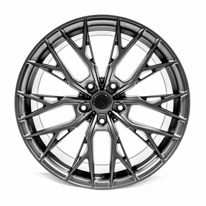 Rines Deportivos Negros Hiper Brillantes de 17-24 Pulgadas, Aleación de Aluminio Forjado 6061 de Grado Aeronáutico, PCD 5x120, ET 35mm/40mm/25mm/30mm/20mm - Product Image 4