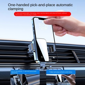 Supporto per Telefono <span class=keywords><strong>Auto</strong></span> in Lega di Alluminio con Specchio e Gravità, Multifunzione per Presa d'Aria, Vendita Transfrontaliera - Product Image 3
