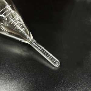 Tubo de vidro para centrífuga de vidro, tubo de vidro para teste de partículas magnéticas transparente em forma de pêra, <span class=keywords><strong>100ml</strong></span> para uso em laboratório - Product Image 6