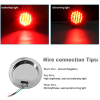 Phare arrière de voiture étanche à 24LED, feu de Stop, feu de Stop, clignotant, pour camion, remorque, véhicules