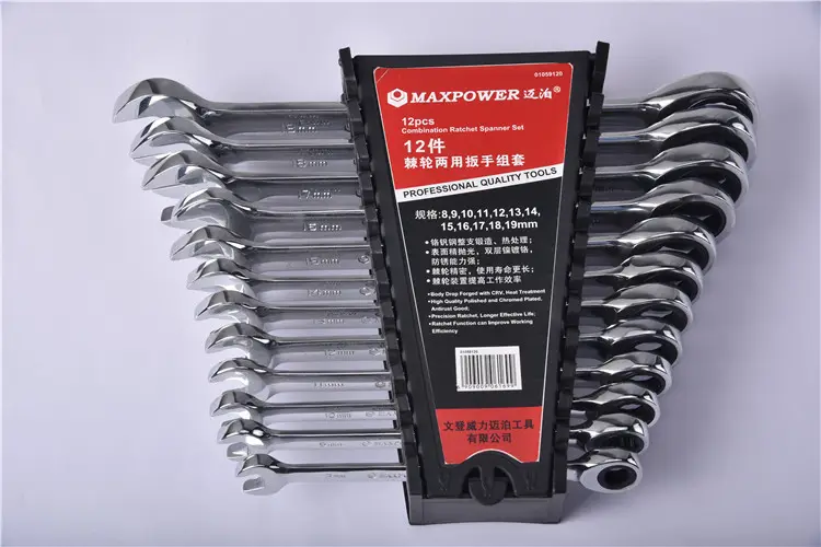 Maxpower CRV उच्च गुणवत्ता रिंच सेट शाफ़्ट संयोजन शाफ़्ट रिंच