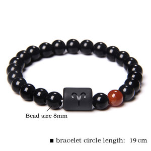 Bán Buôn Thời Trang Handmade Tinh Thể Chakra Chữa Bệnh Mạnh Mẽ 8Mm Động Vật Cung Hoàng Đạo Đá Vòng Đeo Tay Cho Nam Giới Và Phụ Nữ Với Thẻ - Product Image 4
