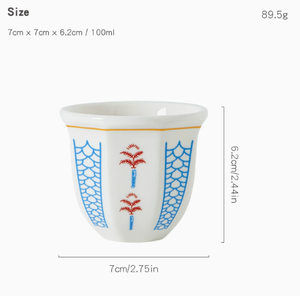 <span class=keywords><strong>Set</strong></span> di <span class=keywords><strong>Tazze</strong></span> <span class=keywords><strong>da</strong></span> Tè in Ceramica Turca di Grande Successo, Design Elegante in Porcellana Verde Dorato e Rosa, <span class=keywords><strong>Set</strong></span> Regalo per Caffè ed Espresso - Product Image 5