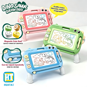 Giocattoli <span class=keywords><strong>da</strong></span> Disegno HTL, Giochi Educativi, Lavagna Colorata Cancellabile con Design <span class=keywords><strong>di</strong></span> Dinosauri Cartoon per Bambini e Piccoli - Product Image 1