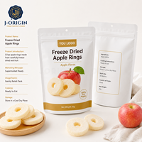 Gedroogde appelringen 35g Appelsnack Klaar om te eten Retail Foodservice OEM Private Label Bulk levering