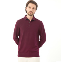 T-shirt pour homme de haute qualité en cachemire 100% - Vente en gros d'usine chinoise - Plusieurs couleurs disponibles - Polo