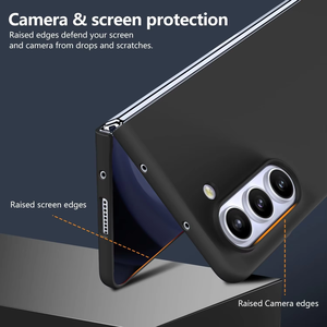 <span class=keywords><strong>Coque</strong></span> de téléphone antichoc pour <span class=keywords><strong>Galaxy</strong></span> <span class=keywords><strong>Z</strong></span> <span class=keywords><strong>Fold</strong></span> 6 étui rigide PC couverture Simple léger mat protection Super mince pare-chocs Flip 6 étui - Product Image 2