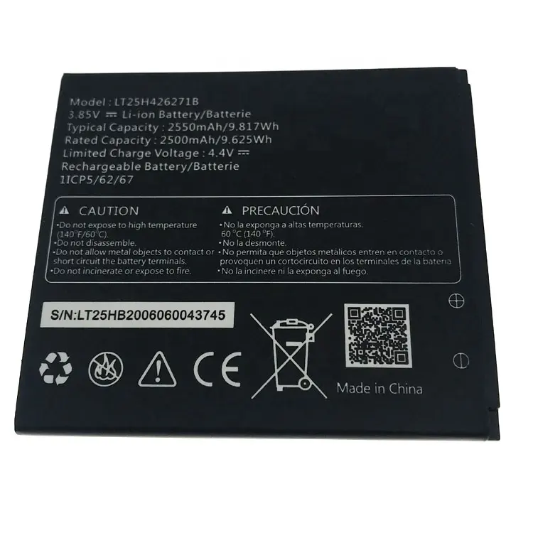 Battery LT25H426271B For AT&T Radiant Core U304AA ATTU304AA Cricket Icon Mobile Phone 2500mAh