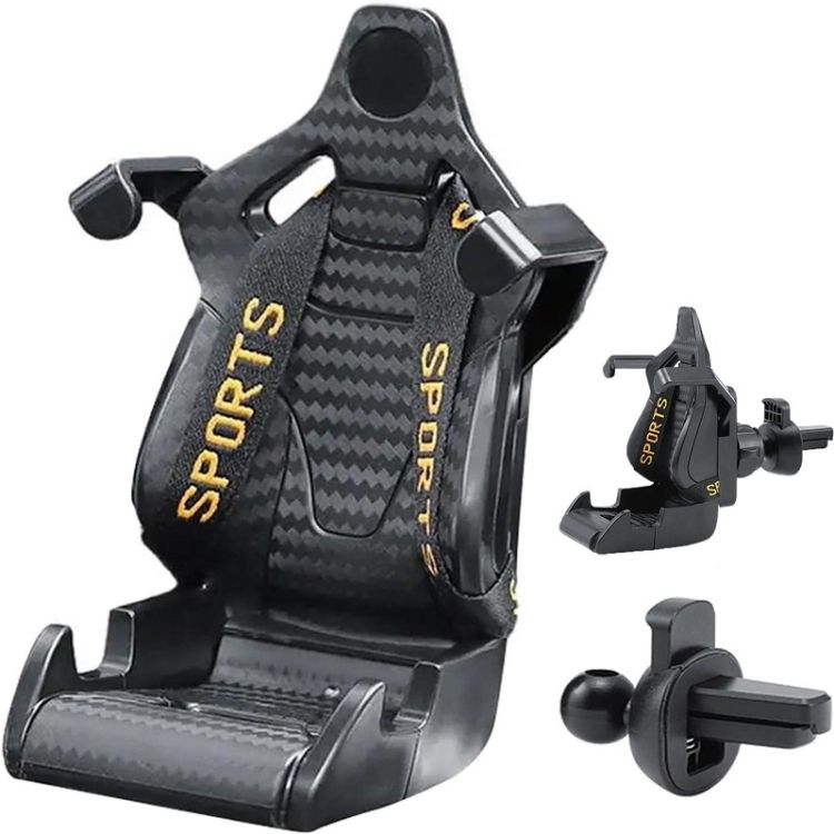 360 Degree Rotation Phone Holder Car Gravity Air Outlet