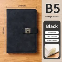 Carnet de notes Yichen NT130 Business A5 en similicuir, 100 feuilles, coffret cadeau personnalisé, agenda de bureau, bloc-notes en gros