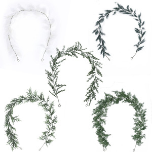 Guirlande de Noël artificielle Zongwang 270 cm, aiguilles de pin en soie, pour décorations de maison et de mariage - Product Image 5