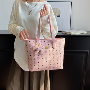 Sac à main de luxe pour femmes, imprimé rétro, en PU de haute qualité, grande capacité, fermeture éclair, doublure en polyester, toutes saisons - Product Image 2