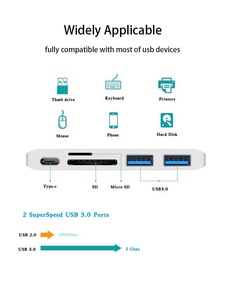 Multiport <strong>Adapter</strong> 5 Port Splitter <strong>USB</strong> <strong>3.1</strong> Port <strong>Type</strong> <strong>C</strong> Docking Station <strong>USB</strong> <strong>C</strong> to <strong>USB</strong> <strong>Hub</strong> with Charging for Laptop Computer - Product Image 4