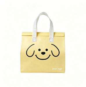 Bolsa Personalizada Reutilizable Ecológica de Grado Alimenticio, No Tejida, para Hamburguesas, Pizza, Galletas, Comida para Llevar, con Asa para el Hombro - Product Image 3