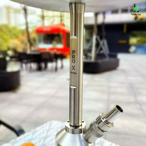 Kit complet de chicha Steamula Pro X de 47 cm, en acier inoxydable, de luxe, pour bar, salon, club, usage intérieur, Allemagne - Product Image 4