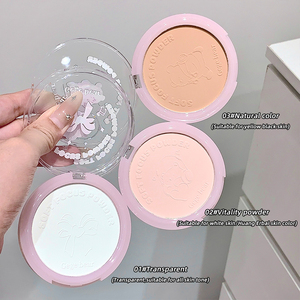 Polvo de prensa de ajuste de maquillaje mate vegano más vendido Control de aceite resistente al agua con ingredientes minerales etiquetado Logo/patrón - Product Image 4