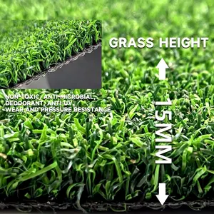 Искусственная трава и лужайка с высокой плотностью
