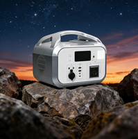 Station d'alimentation portable 600W, alimentation portable UPS 300W, station d'alimentation à batterie lithium, mini générateur solaire, batterie solaire
