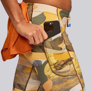 Pantalones Cortos Deportivos de Hombre de Cintura Alta para Correr, de 7 Pulgadas, con Bolsillo de 3 Pulgadas, Diseño Camuflaje Fresco, para Entrenamiento, Jogging, Deporte, con Forro, Verano, 2 en 1, para Hombres Modernos, Fitness - Product Image 2