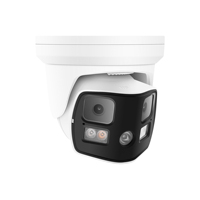 YCX 4K 8MP 180 度全景防水 8mp 网络摄像机 双向音频 SD 卡 PoE 双光双镜头