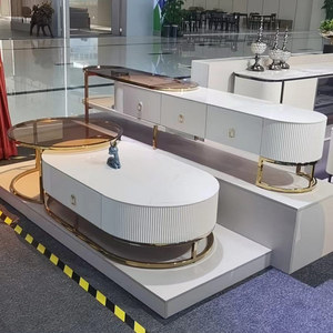 ขาตั้ง<span class=keywords><strong>ทีวี</strong></span>พร้อมคอนโซลเก็บของสไตล์กระชับพร้อมตู้และ<span class=keywords><strong>ชั้น</strong></span><span class=keywords><strong>วาง</strong></span>ของภายในเฟอร์นิเจอร์บ้าน<span class=keywords><strong>ราคา</strong></span><span class=keywords><strong>ถูก</strong></span>และทันสมัย - Product Image 5