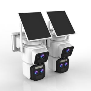 Ba Mắt Okam Năng Lượng Mặt Trời Màn Hình 360 Độ Điện Thoại Di Động Từ Xa 9MP Ngoài Trời Máy Ảnh Tầm Nhìn Ban Đêm Ngoài Trời Nhà Độ Nét Cao Máy Ảnh - Product Image 1