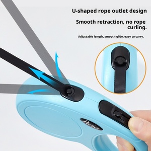 Laisse pour chien la plus vendue, corde de traction pour animaux de compagnie, rétractable automatique pour petits chiens, sans blocage - Product Image 3