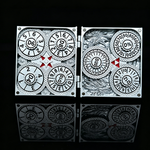 Juego de Dados Mecánicos de Dragón Premium 7 en 1, Dados Poliédricos Giratorios de Metal para Juegos de Mesa, Dados a Granel para Juegos de Rol DND - Product Image 3
