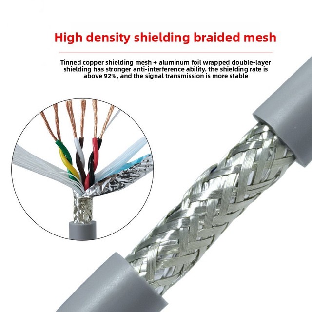 Chainflex Kejian PVC High Flexibility Bending Resistance TRVV 2-50 Core Drag Chain Cable 0.1-240mm 10 Million Bending Cycles