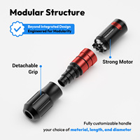 Pluma de Tatuaje Inalámbrica Rotativa de Aluminio con Motor Maxon CNC Profesional Personalizada de Fábrica con Conexión RCA y Carrera de 3.2mm