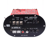 Module d'amplificateur de subwoofer 12V 400W, amplificateur de puissance audio pleine gamme pour haut-parleur de voiture 8-10 pouces DIY