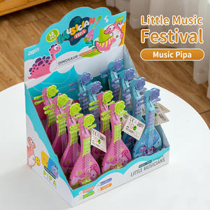 Instrument de musique de simulation en plastique pour <span class=keywords><strong>enfants</strong></span>, mini jouet à quatre cordes pour les <span class=keywords><strong>enfants</strong></span> de 3 à 7 ans, guitare musicale pouvant contenir des bonbons - Product Image 1