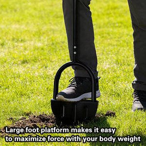 Outils de jardin, pelle <span class=keywords><strong>à</strong></span> bordure avec manche long en acier pour l'aménagement paysager de la cour, bêches - Product Image 6