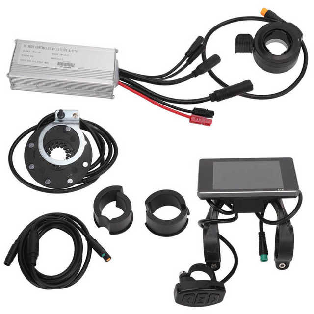 36V 48V 22A Ebike Controller with LCD M6 S6 GD01 GD06 S810 S886 SW900 Display Brushless Electric Bike Speed Controller