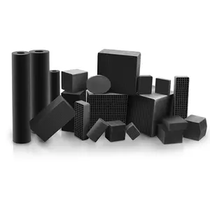 Honeycomb High adsorption Activated Carbon charcoal for air purification Honeycomb Cube