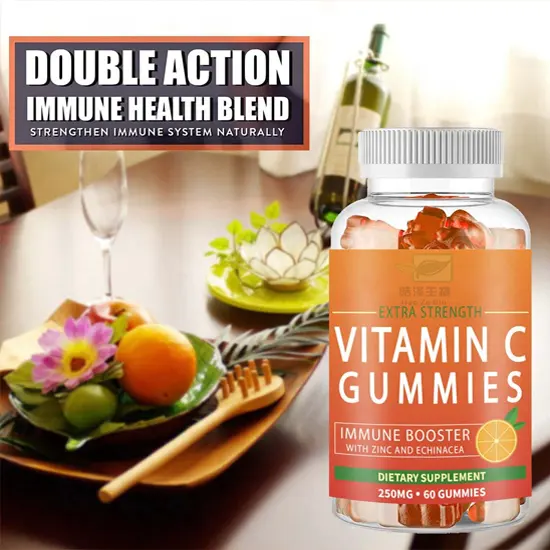 Oem Private Label Vitamine C Gummies Vitamine Supplement Vitamine C Gummies