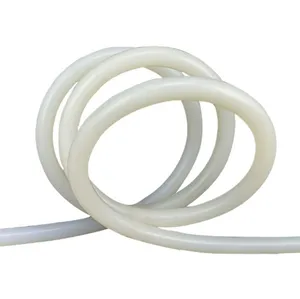 Flexible elastic tubing insulating food grade milk transparent 6 mm rubber thin wall stretchable color silicone tube