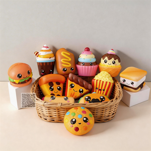 Juguete de comida rápida blando suave de PU de moda, Ideal <span class=keywords><strong>para</strong></span> máquina expendedora que funciona con monedas y máquinas de garra, juguete de relleno, Idea de regalo de agradecimiento - Product Image 1