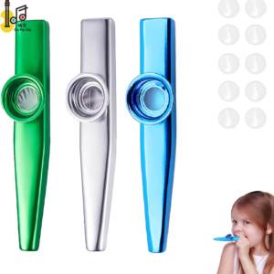 Kazoo Verde con Logotipo Personalizado para Juegos <span class=keywords><strong>de</strong></span> Guardería, Duradero, Económico, Sólido y Bonito, Sin Membrana <span class=keywords><strong>de</strong></span> Flauta, Kazoos <span class=keywords><strong>de</strong></span> <span class=keywords><strong>Metal</strong></span> - Product Image 5