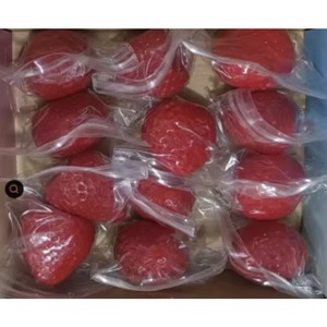 Juguete Blandito de Fresa Realista de TPR, Juguete Antiestrés para Apretar, Ideal para Recuerdos de Fiesta - Product Image 5
