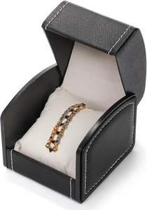 กล่องเก็บนาฬิกาข้อมือหนัง PU ราคาโรงงาน ขายส่ง กล่องโชว์นาฬิกาหนังแบบม้วน 1 ช่อง สั่งทำโลโก้ได้ - Product Image 5