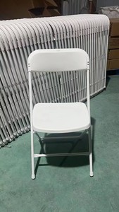 Outdoor <strong>White</strong> Colors Wedding Banquet Event Stackable Foldable Plastic Resin <strong>Folding</strong> <strong>Chairs</strong> - Product Image 3