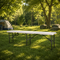 Banc pliant portable en HDPE pour l'extérieur : idéal pour hôtels, entrées, villas, événements, mariages, pique-niques, hôpitaux