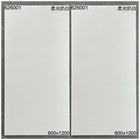 Carreaux de sol en porcelaine satinée mate douce 600x1200 anti-salissure pour le marché africain, exportés de Foshan