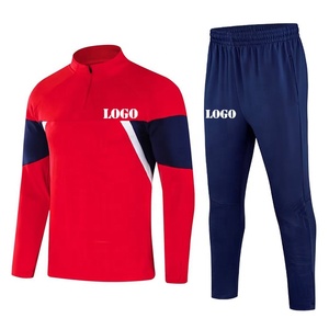 Thailand-Qualität Fußball-Trainingsanzüge Warme Kinder-Team-Fußball-Trainingsanzüge Herren Fußballverein Fußballjacke - Product Image 1