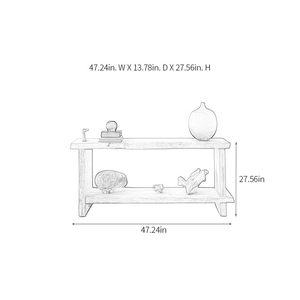 Cổ trang trại mộc mạc sang trọng gỗ dài hẹp tường thay đổi bảng Retro hành lang giao diện điều khiển Bảng - Product Image 6