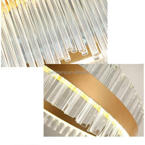 Lustre de luxe 2022, style grec Méduse, cuir de crocodile, artistique, noir et or, rond, cristal - Product Image 2