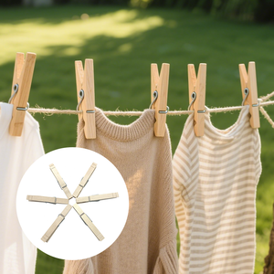 Bán hot chất lượng cao tùy chỉnh quần áo bằng gỗ chốt clothespins bằng gỗ vải clip để trang trí nhà sử dụng - Product Image 2