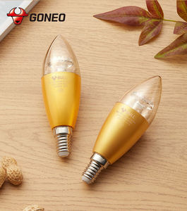 Goneo Phong Cách Mới Bảo Vệ Mắt LED Vàng Nến Ánh Sáng Bóng Đèn 3000K/4000K/6500K Trong Suốt PC Vỏ Bọc - Product Image 6